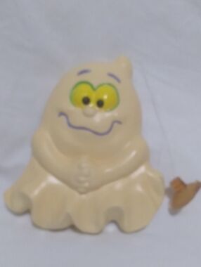 Vintage Easter Unlimited Light-Up Ghost Plastic Blow Mold from 1997. (H1)